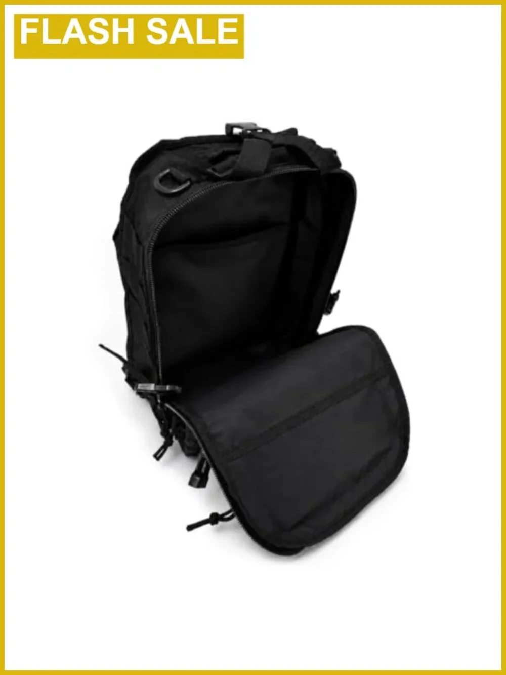Tactical Sling Bag Pack Nylon Molle Webbing Daypack for Hiking Travel